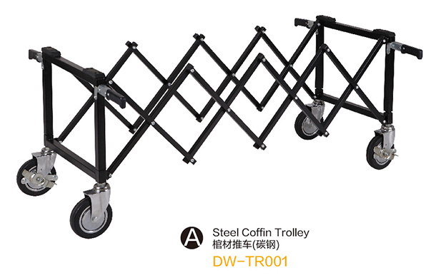 DW-TR001 Steel coffin trolley