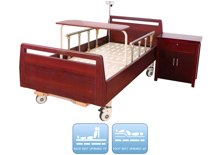 DW-BD188 Manual nursing bed with two functions