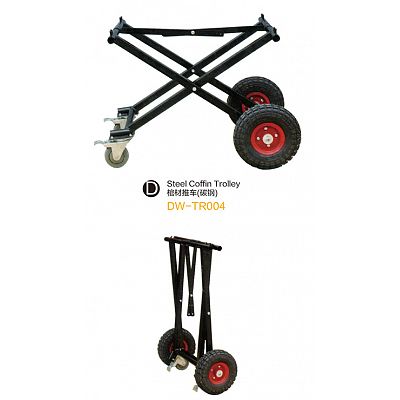 DW-TR004 Steel coffin trolley