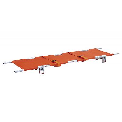 DW-F006X Emergency Aluminum Alloy Rescue 4 Folding Stretcher