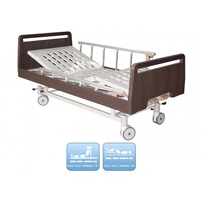 DW-BD186 Manual Nursing Bed With Two Functions