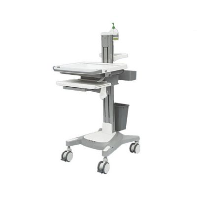 Medical Computer Clinic Endoscopy Trolley