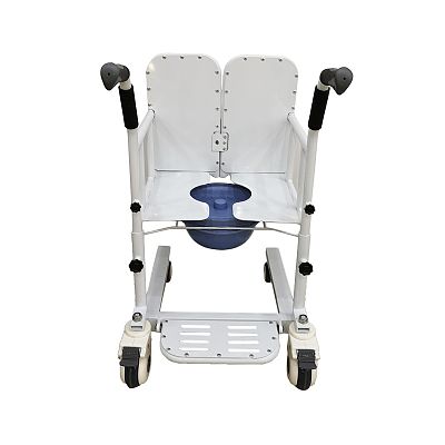 Multifunction Patient Transfer Commode Chair - Motorized Stair Chair