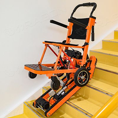Self-balancing system electric stair-climbing wheelchair