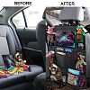 Car Organizer for Kids, ODragon backseat car organizer Kick Mats Back Seat Protectors with Tablet Holder + Storage Pockets for T